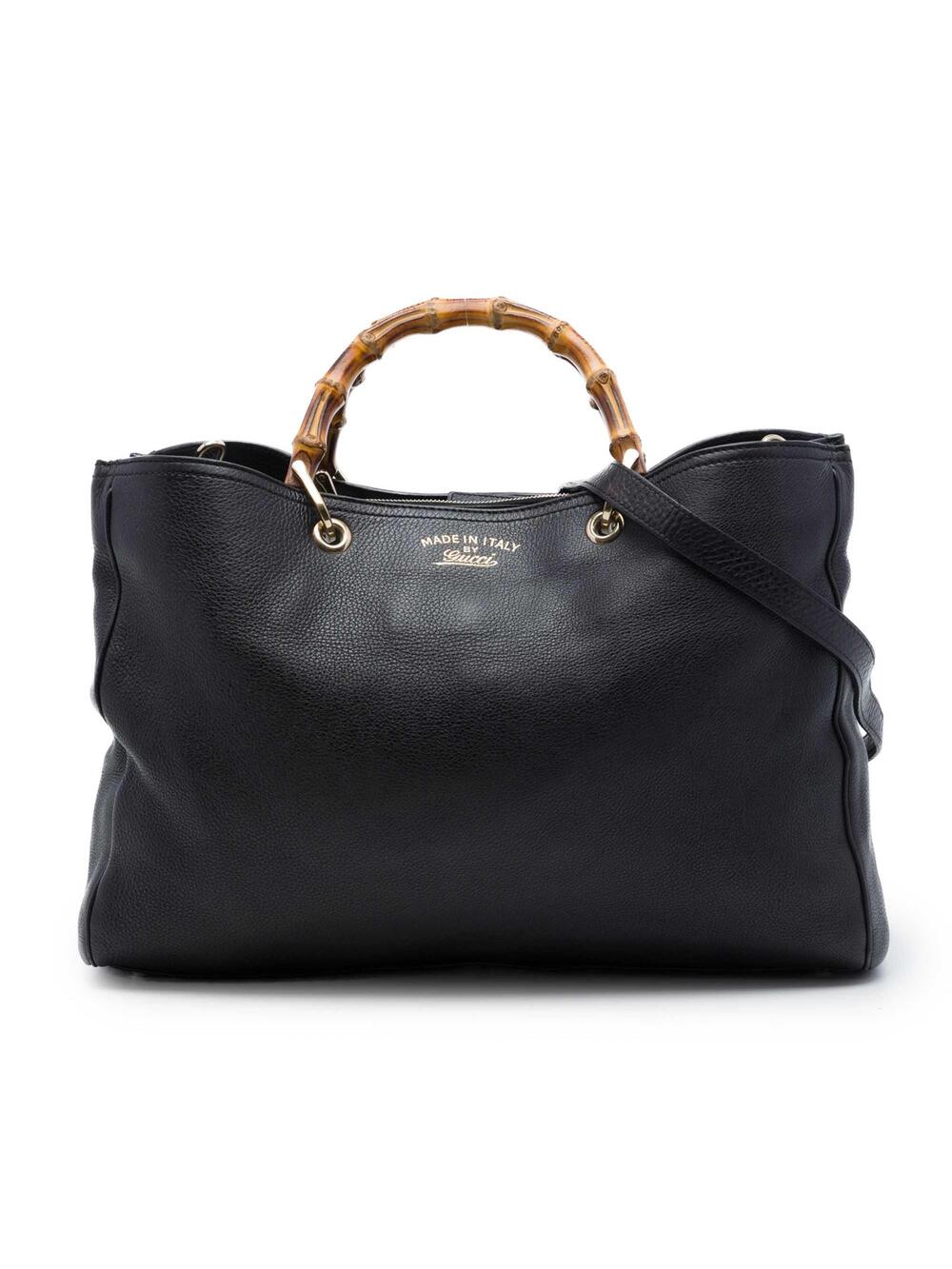 Gucci Bamboo Shopper Tote Leather Large #341240G10B